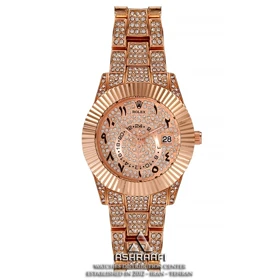 ساعت رولکس فول نگین Rolex Sky Dweller F-Diamond Rg-80