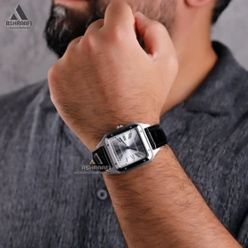 ساعت کارتیه بند چرمی Cartier Santos-Dumont SSK9