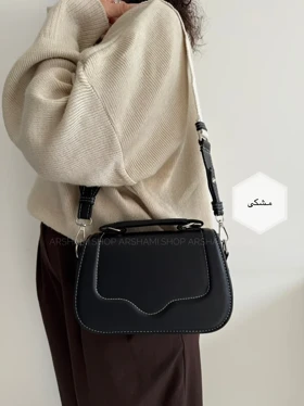 کیف زنانه دوشی - دستی هانا (مشکی)