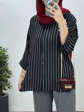 تونیک مانتویی السا مشکی