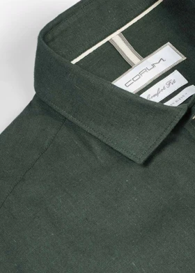 پیراهن آستین کوتاه لینن 2510113