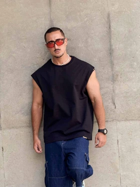 رکابی حلقه‌ای وست ساده مشکی PEDRO