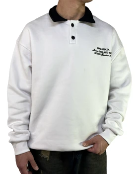 دورس مردانه دو تیکه یقه دار دکمهای رنگ سفید کد 040020