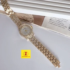 ساعت استیل نگینی زنانه مجلسی 310350450