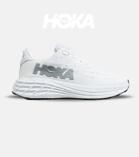 کفش کتانی سفید طوسی HOKA مدل 7334