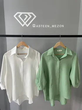 شومیز جلو بسته(bershka)