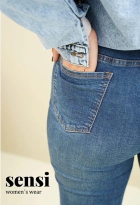 شلوار جین بوت کات کثیف شور دمپا ریش کد1000497