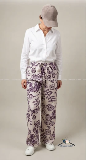 شلوار بگ طرح دار زارا ZARA