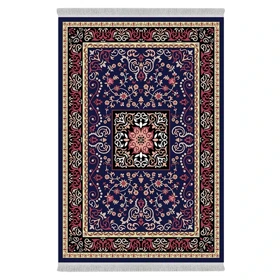 فرشینه از جنس پارچه هازان مخمل ترک طرح سنتی و مدرن برند دفه کد DAMG617