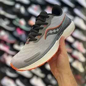 کفش راحتی مردانه ساکونی مدل Trumph19 طوسی با زیره فنری