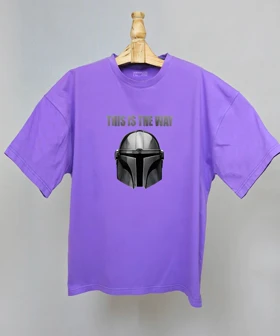 تیشرت لش مردانه و زنانه مدل مندلورین Mandalorian کد 1