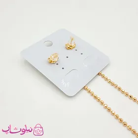 گوشواره آویز بلند ژوپینگ مدل توپی