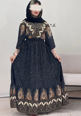 پیراهن مزونی طاوس