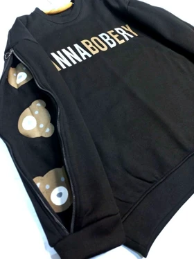 دورس آستین زیپ تدی