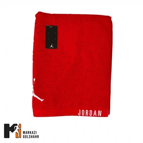 حوله جردن سایز 140*70 کد 2013275 (قرمز)