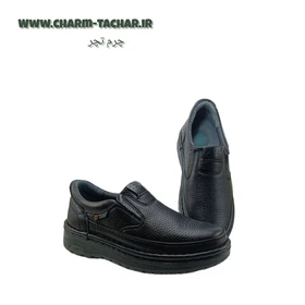 کفش کلارک اصل بدون بند چرم طبیعی گاوی شبرو