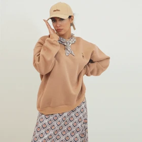 ست دورس و دامن اسکارف دار آهو