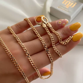 ست گردنبند و گوشواره کارتیر برند ژوپینگ