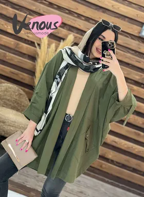 مانتو پانچ سرشونه بنددار