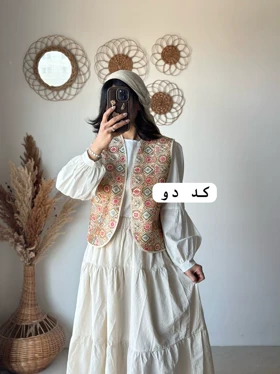 جلیقه سوزندوزی بهار