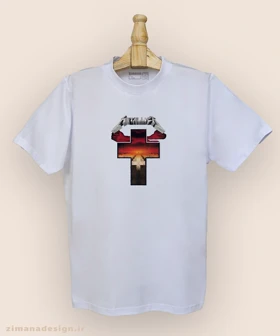 تیشرت مردانه و زنانه طرح متالیکا کد 977