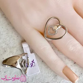 انگشتر دخترانه YSX مدل قلب نقره ای