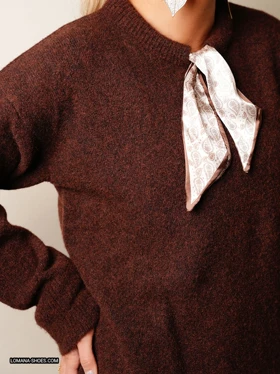 بافت کرواتی - کد 2770 (قهوه ای)