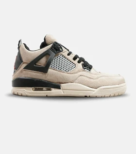 کتانی ساق‌دار مردانه کرم Nike air jordan 4