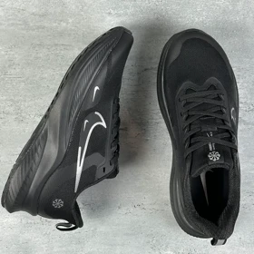 کفش اسپرت کتانی نایک زوم طرح برف تمام مشکی Nike Air Zoom snow
