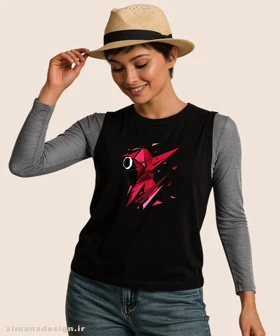 تاپ مردانه و زنانه طرح اسکویید گیم کد 1047