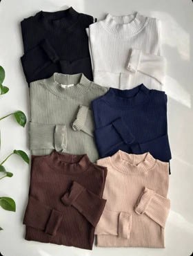 بلوز یقه ایستاده کبریتی زنانه