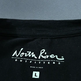 SIZE L-XL تیشرت آستیندار اورجینال برند معتبر North River امریکا