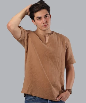 تیشرت کوبایی ساده مردانه 1143