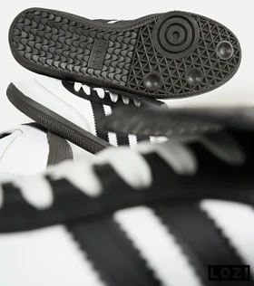 کفش کتانی مردانه و زنانه سفید مشکی ADIDAS Samba LT مدل 7454