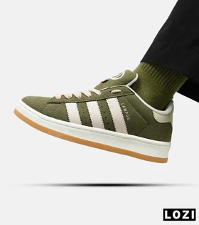 کفش کتانی زنانه و مردانه سبز کرم ADIDAS Campus