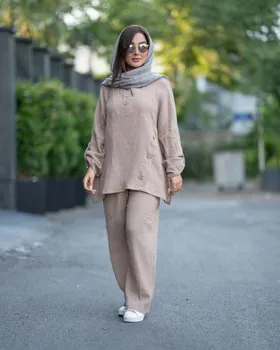 دو تیکه مانتو و شلوار کد 1317