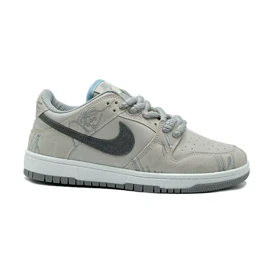 کفش کتانی اسپرت مردانه رنگ طوسی مدل نایک NIKE Jordan 1 low
