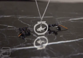 گردنبند استیل ماهی