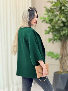 مانتو مازراتی دو جیب دو دکمه