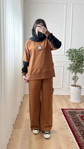 ست دخترانه دورس شلوار لبوبو