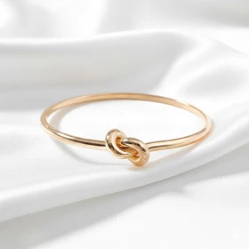 بنگل ژوپینگ طلایی طرح گره مینیمال