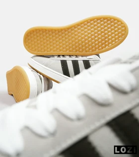 کفش کتانی مردانه و زنانه طوسی سبز ADIDAS Campus مدل 5006