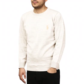 پلیور بافت یقه گرد مردانه مدل 6598516