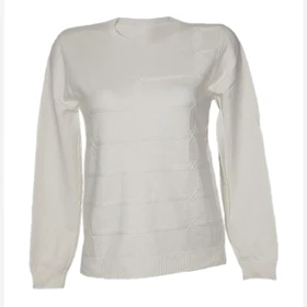 بلوز بافت زنانه طرح دار وارداتی