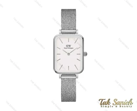 ساعت دنیل ولینگتون مستطیلی زنانه نقره ای سفید DW-3873-L
