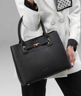 کیف دستی زنانه چرم مصنوعی دسته دار دیوید جونز DAVIDJONES