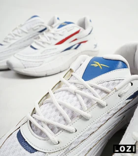 کفش کتانی سفید قرمز آبی مردانه reebok CROSS FIT