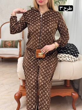 سویشرت شلوار مخمل 3493