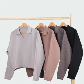 ست بلوز شلوار یقه هفت برگردان کد 0953