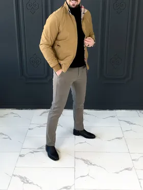 کاپشن 67780 BURBERRY شکلاتی